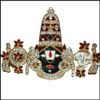 Balaji with white stone work - Click here to View more details about this Product